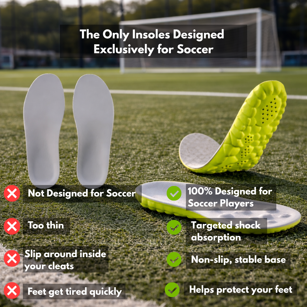 FutbolPro® Soccer Insoles